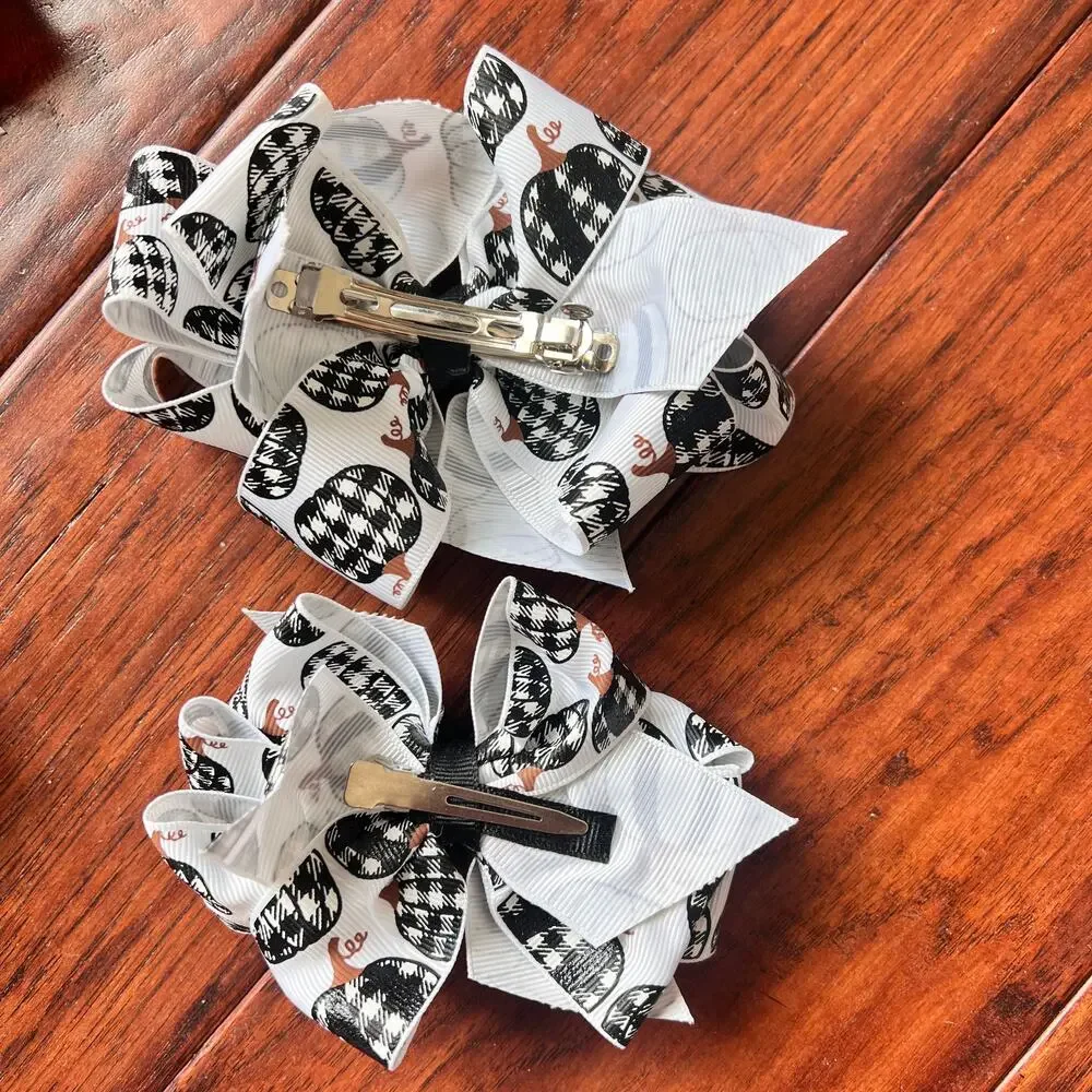 Double Stack Hair Bow BuggaBooBows 6